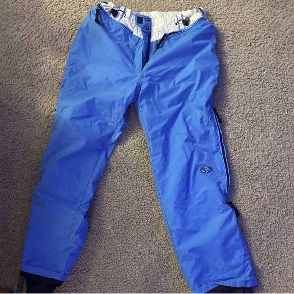 NWOT Roxy Quicksilver Boardwear Girls Blue Snowboard Snow Pants L - Picture 3 of 12
